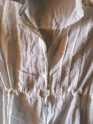Camisa/blusa blanca de manga corta