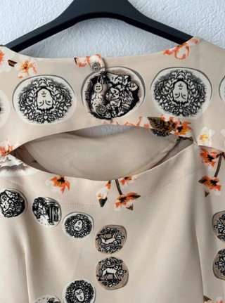 Vestido elegante estampado