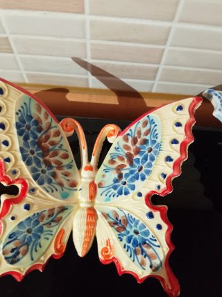 Farfalle in ceramica decorative