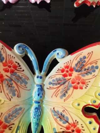 Farfalle in ceramica decorative