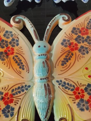 Farfalle in ceramica decorative