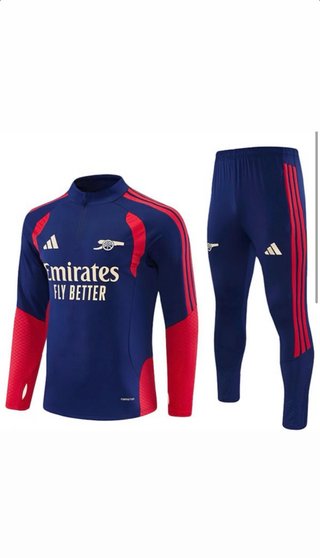 Chándal Arsenal Adidas Azul y Rojo