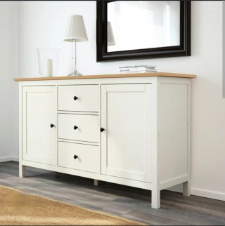 Aparador Hemnes Ikea Blanco y Madera