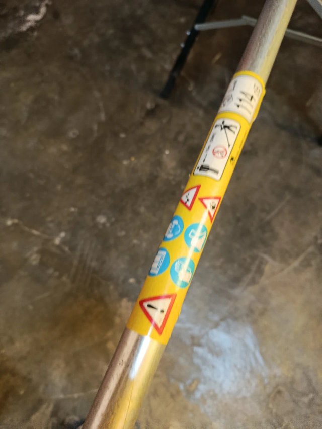 Desbrozadora como nueva solo instalar cuerda