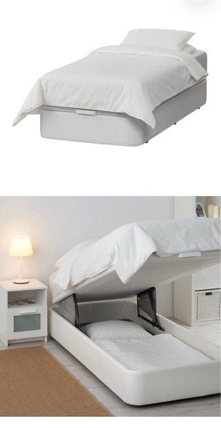 Cama Canapé Ikea 90x200cm + Colchón