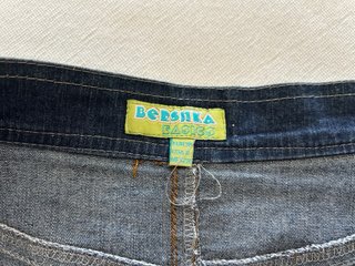 Falda vaquera elástica Bershka