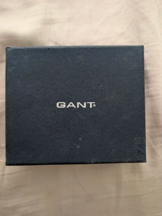 Cartera Gant Piel Negra Plegable