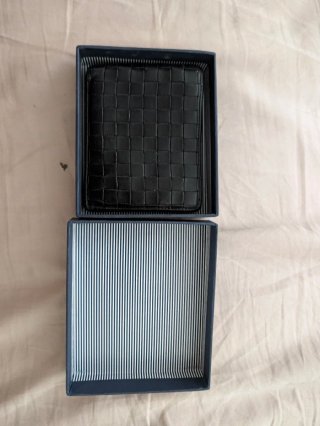 Cartera Gant Piel Negra Plegable