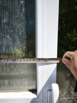 Puerta de aluminio con cristal