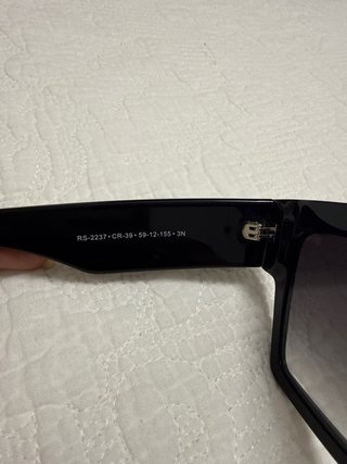 Gafas de sol oversize Roberto Sunglasses negras