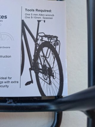 Portabicicletas trasero para bicicleta