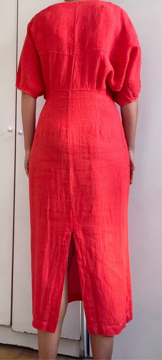 Vestido Massimo Dutti Rojo Talla 38