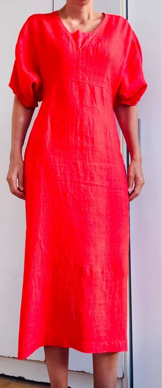 Vestido Massimo Dutti Rojo Talla 38