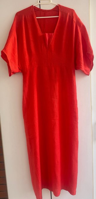 Vestido Massimo Dutti Rojo Talla 38