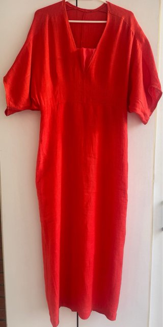 Vestido Massimo Dutti Rojo Talla 38
