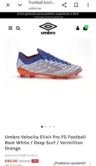 Botas de fútbol profesionales