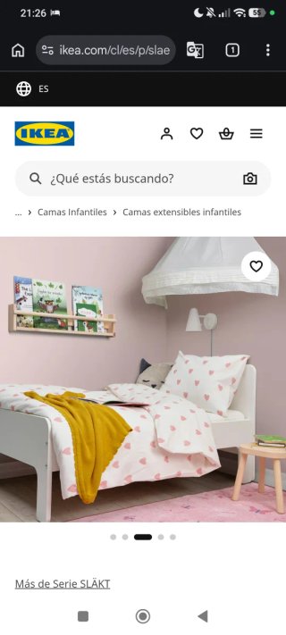 Cama infantil extensible SLÄKT Ikea