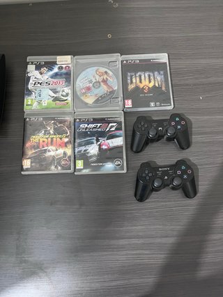 5 Juegos PS3 + 2 Mandos DualShock 3