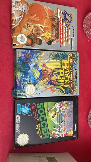 Pack 3 Juegos NES: Soccer, Bayou Billy, Bill Laimb