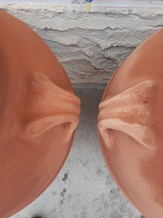 Coppia di Orci anfore giare Toscane in terracotta