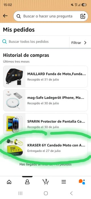 Candado de disco KRASER ALARM amarillo