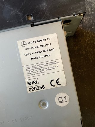 Radio Mercedes W211 Audio 20 CC CK1211 Original