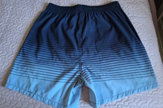 Bañador hombre gris degradado