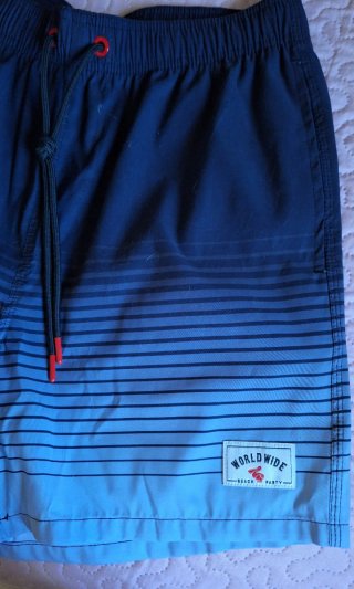 Bañador hombre gris degradado