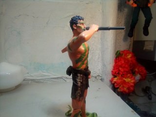 Muñeco Action Man con serpiente