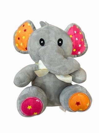 Set 4 Peluche Animali - Giraffa Elefante Orso Cane
