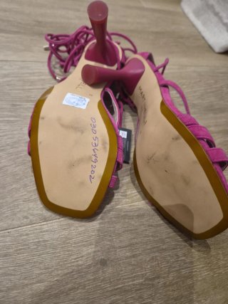 Sandalias Martinelli Fucsia Tacon