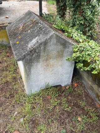 Casetta per cani in cemento