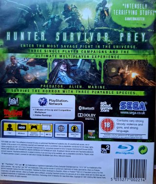 Aliens vs Predator PS3