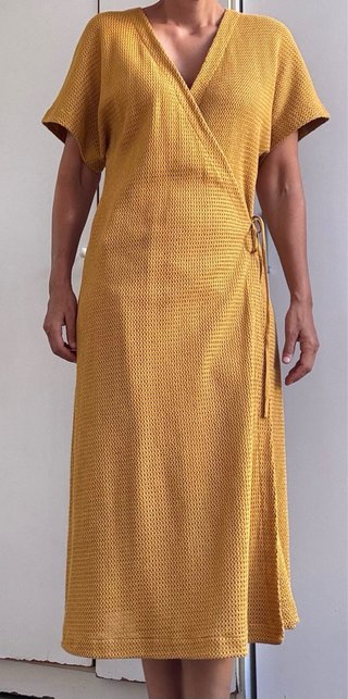 Vestido Massimo Dutti mostaza T.38