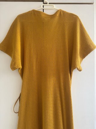 Vestido Massimo Dutti mostaza T.38