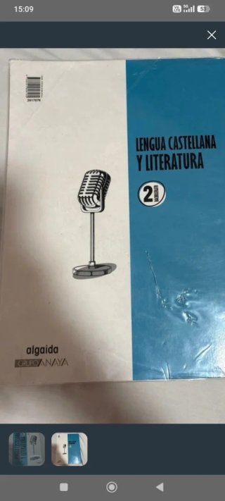 Libro de lengua castellana y literatura 2 bac