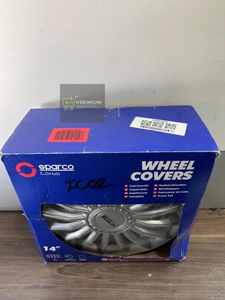 SPARCO Tapacubos 14" pulgada Kit plata Embelecedores