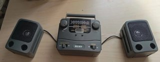Radio despertador SUNNY AM/FM con altavoces