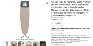 Tabla de Planchar Rayen Gama Premium