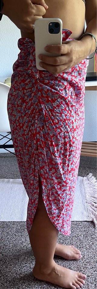 Falda estampado floral