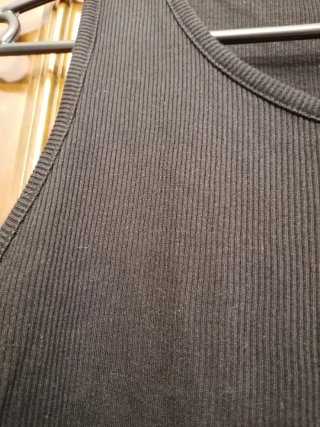 Camiseta tirantas H&M Negra Talla S