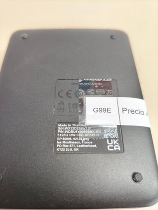 Disco duro externo WD Elements de 5 TB, USB 3.2/3.0, portátil.
