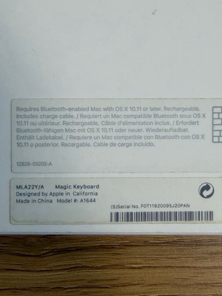 Apple Magic Keyboard Español