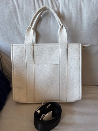 Bolso blanco Parfois con correa