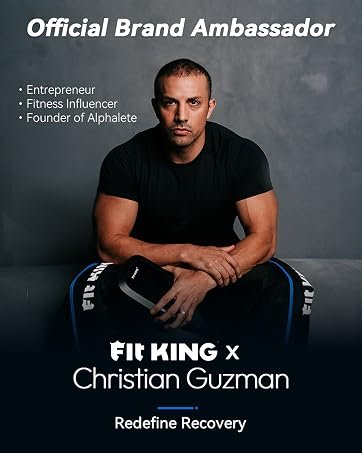 FIT KING Stivali Presoterapia Senza Fili Taglia L