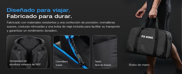 FIT KING Stivali Presoterapia Senza Fili Taglia L