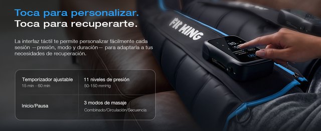 FIT KING Stivali Presoterapia Senza Fili Taglia L
