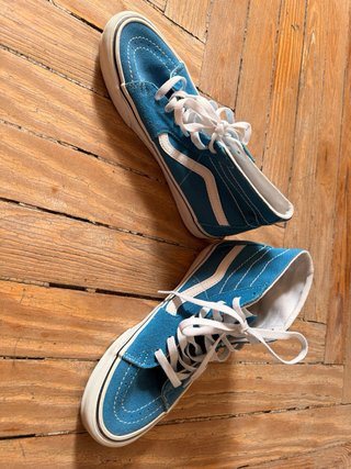 Zapatillas Vans Altas Azules