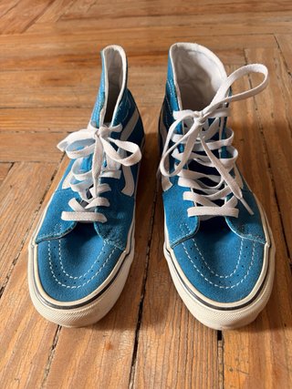 Zapatillas Vans Altas Azules