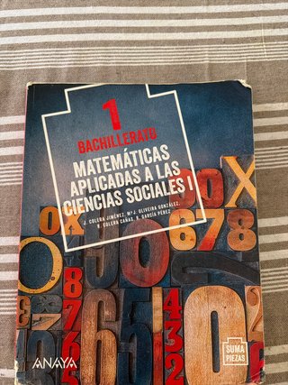 Matemáticas aplicadas a las ciencias sociales I